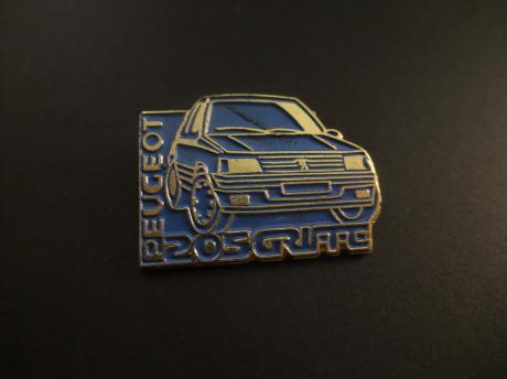 Peugeot 205 GTI Griffe blauw model